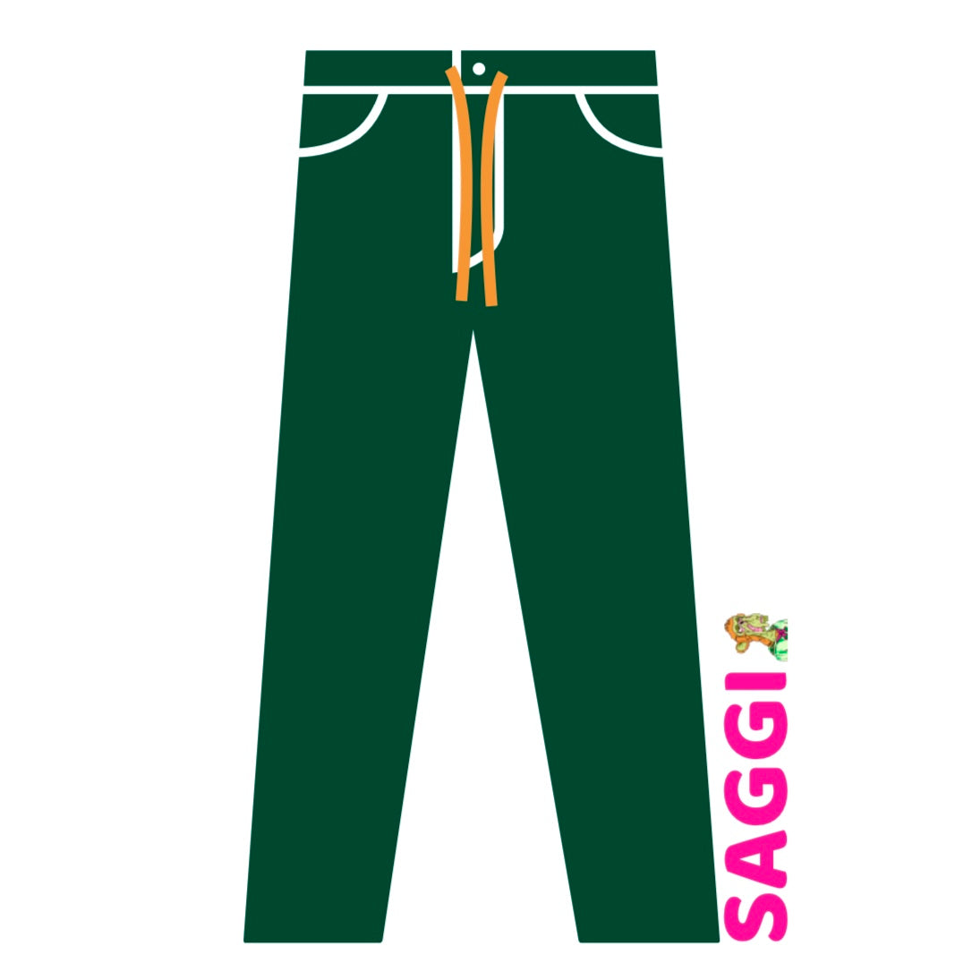 Dark Green Pants