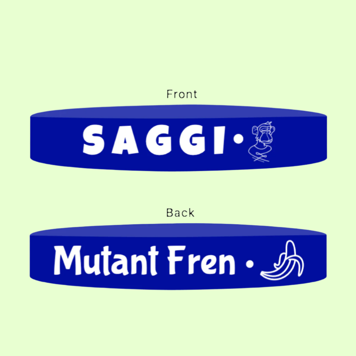 Blue Saggi Wristband