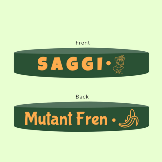 Dark Green Saggi Wristband